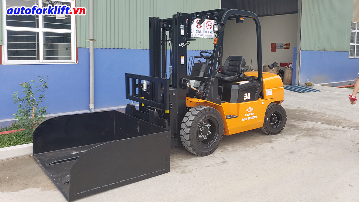 xe nâng gầu xúc giá rẻ