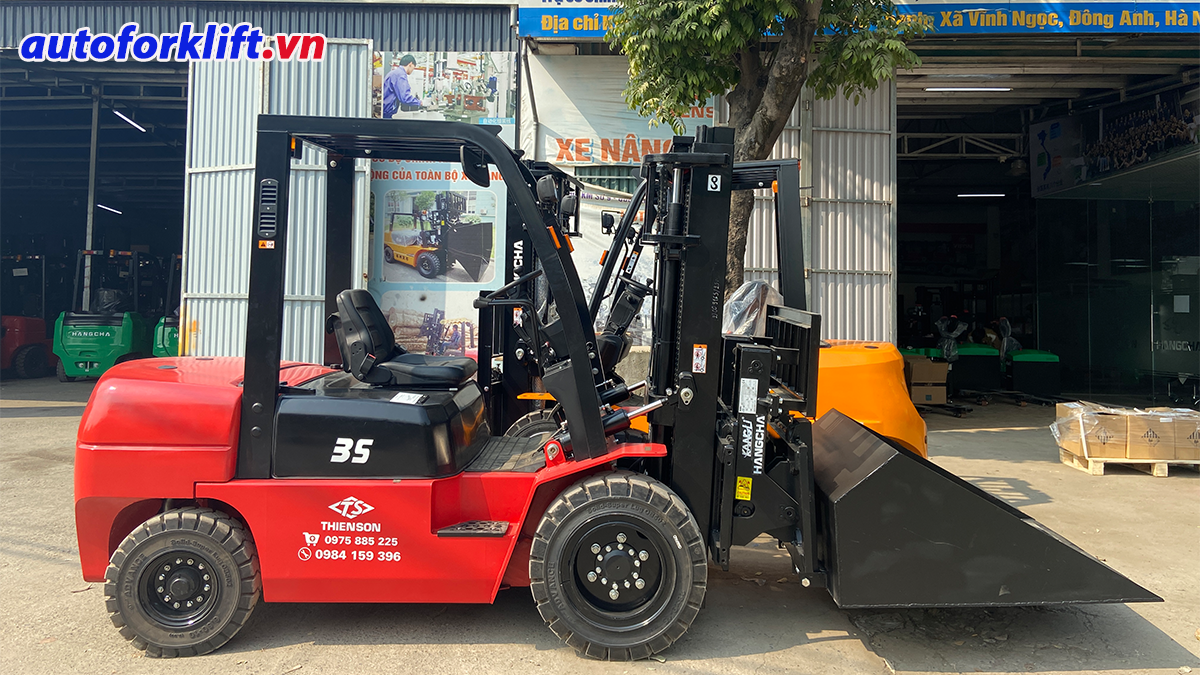 xe nâng gầu xúc giá rẻ