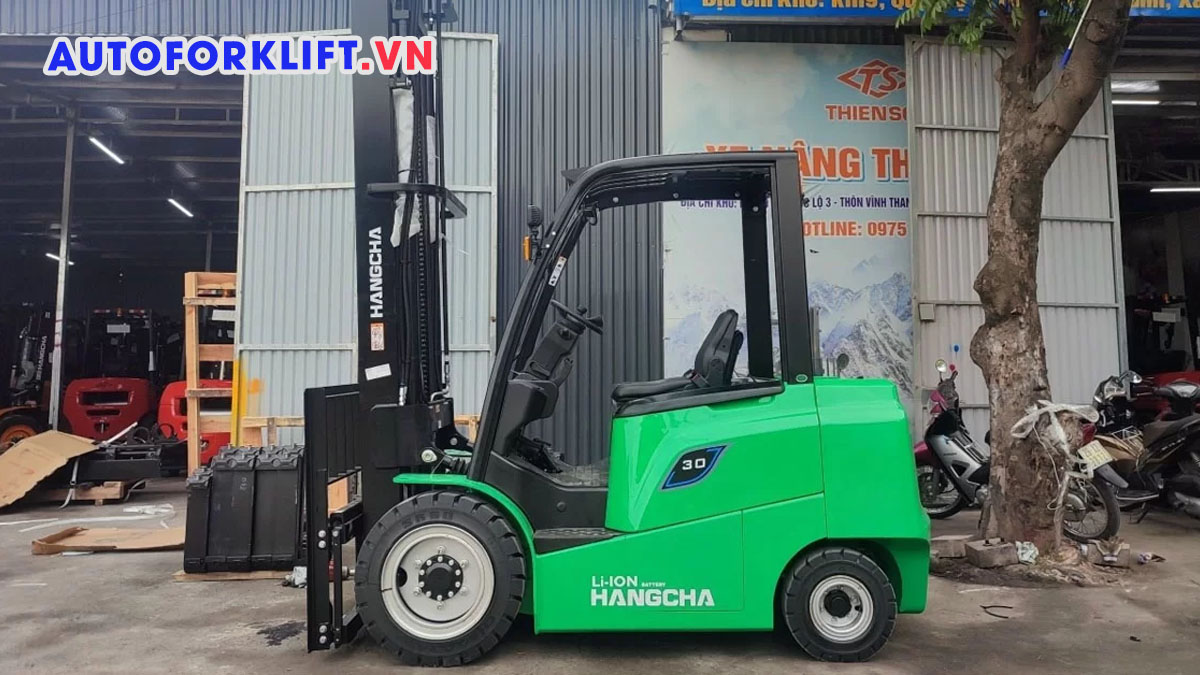 Xe nâng điện lithium 3 tấn